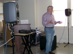 Jim with Speakers