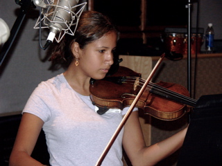 Student on Violin