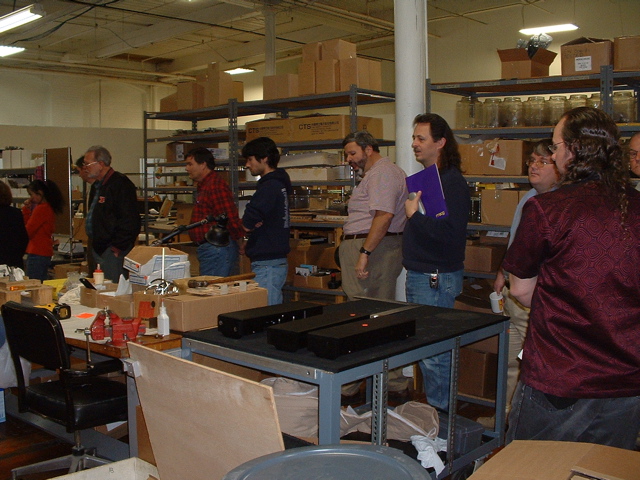 Touring Theremin Assembly Area