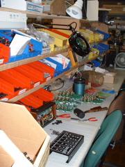 Mooger Fooger Assembly Area