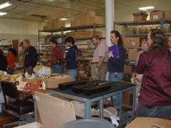 Touring Theremin Assembly Area