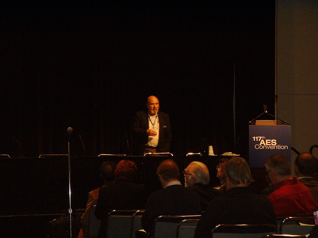 Roy Pritts at AES Meeeting