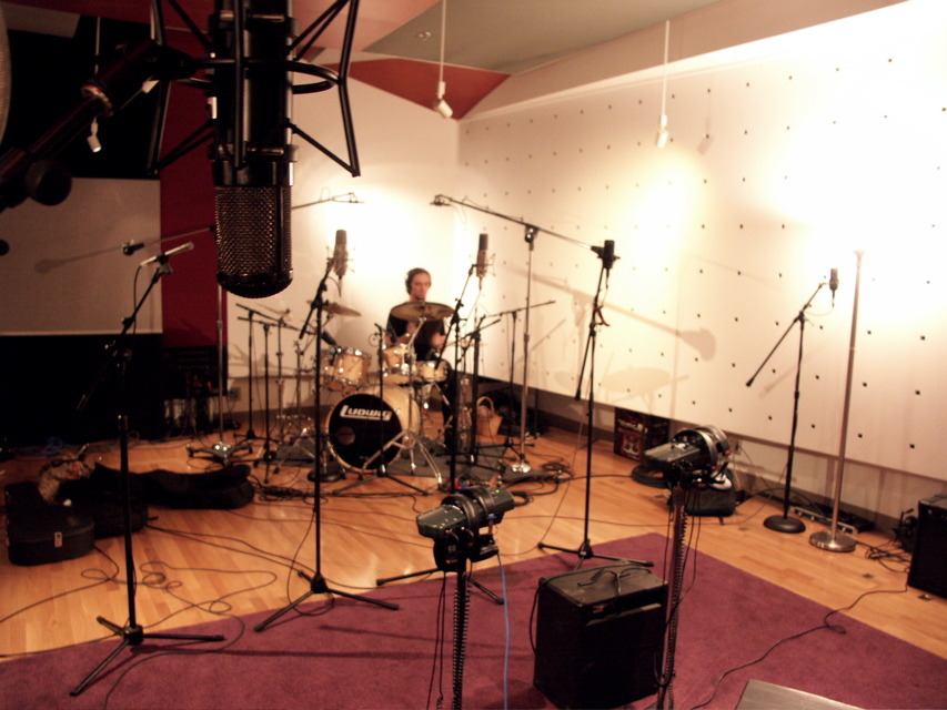 A Well-Miked Drummer