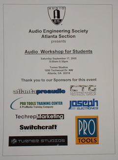 Event and Sponsor Sign